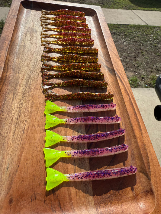 3.8” Reaper Shrimp - Purple Haze (6 count)